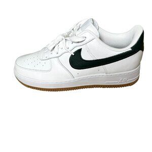 Nike Air Force 1 Low Custom Evergreen Swoosh Men’s 9.5 NEW w/Box